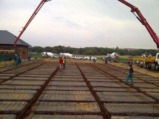 Raft foundation @ 1200m2 ( reinforcing layout )